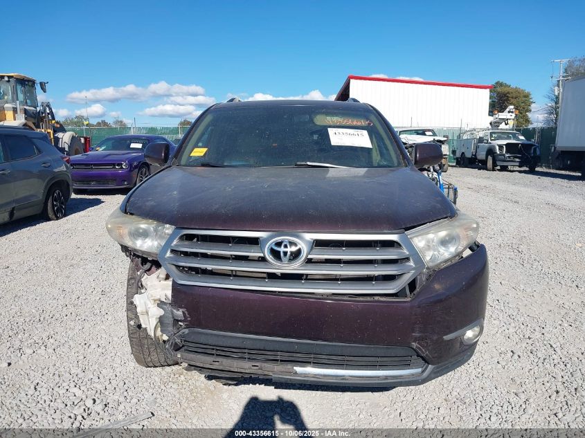 2013 Toyota Highlander Limited V6 VIN: 5TDDK3EHXDS240896 Lot: 43356615