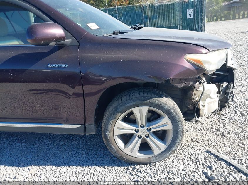 2013 Toyota Highlander Limited V6 VIN: 5TDDK3EHXDS240896 Lot: 43356615