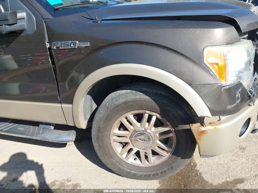 2009 Ford F-150 Lariat VIN: 1FTPW14V19KB90966 Lot: 43356636