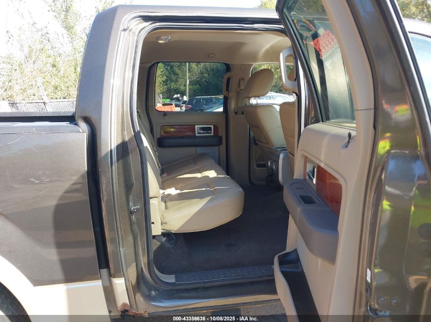 2009 Ford F-150 Lariat VIN: 1FTPW14V19KB90966 Lot: 43356636