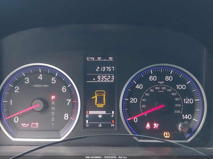 2009 Honda Cr-V Lx VIN: 5J6RE483X9L045838 Lot: 43356653