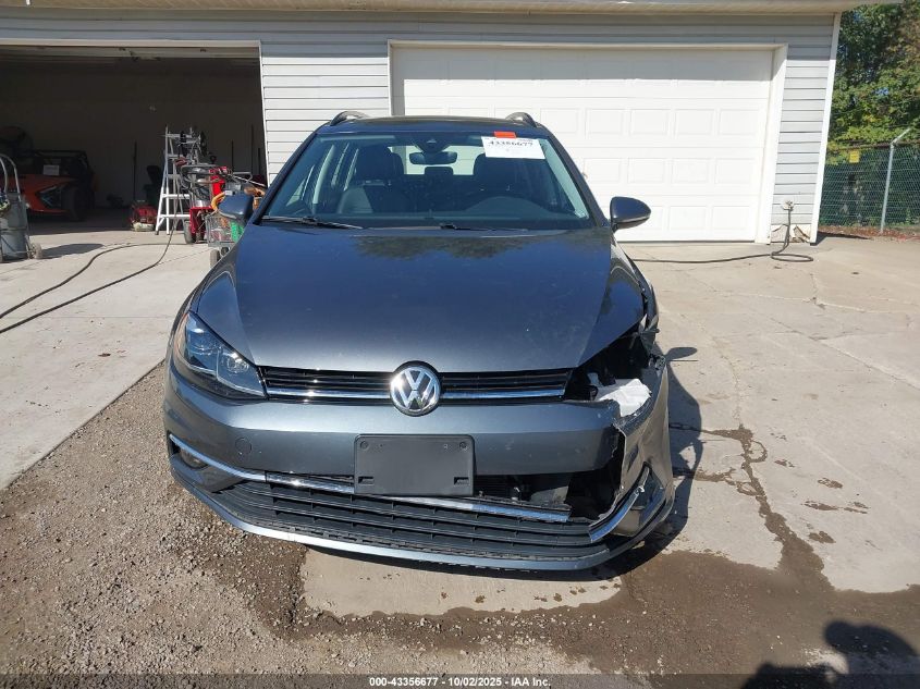 2019 Volkswagen Golf Sportwagen 1.4T S/1.4T Se VIN: 3VWY57AU4KM506877 Lot: 43356677