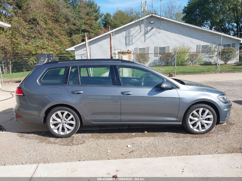 2019 Volkswagen Golf Sportwagen 1.4T S/1.4T Se VIN: 3VWY57AU4KM506877 Lot: 43356677