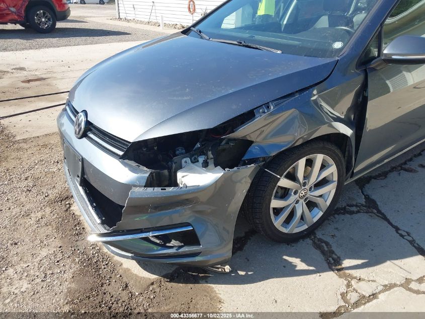 2019 Volkswagen Golf Sportwagen 1.4T S/1.4T Se VIN: 3VWY57AU4KM506877 Lot: 43356677