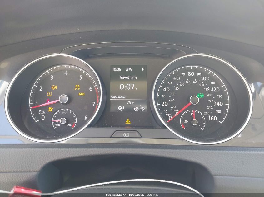 2019 Volkswagen Golf Sportwagen 1.4T S/1.4T Se VIN: 3VWY57AU4KM506877 Lot: 43356677