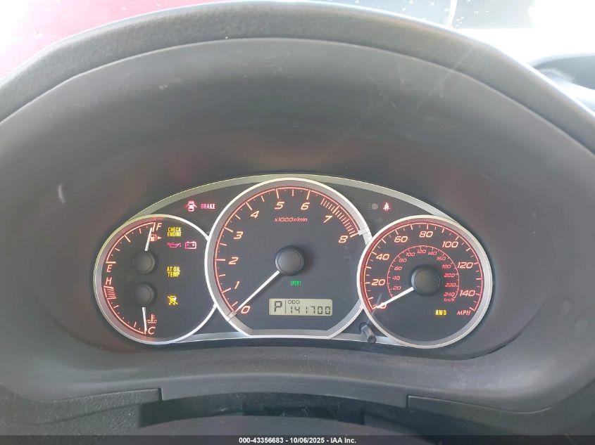 2009 Subaru Impreza 2.5Gt VIN: JF1GE746X9H516491 Lot: 43356683