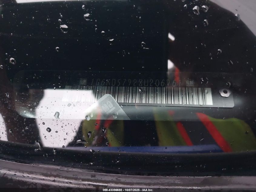 2008 Cadillac Dts 1Se VIN: 1G6KD57928U206961 Lot: 43356688