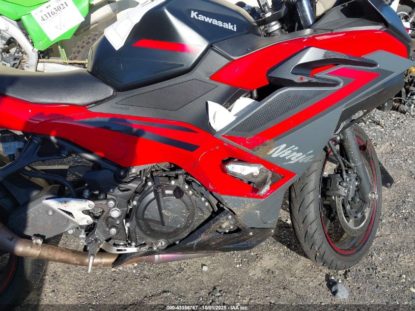 2024 Kawasaki Ex500 A/B VIN: ML5EXGJ10RDA12718 Lot: 43356767