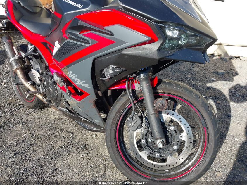 2024 Kawasaki Ex500 A/B VIN: ML5EXGJ10RDA12718 Lot: 43356767