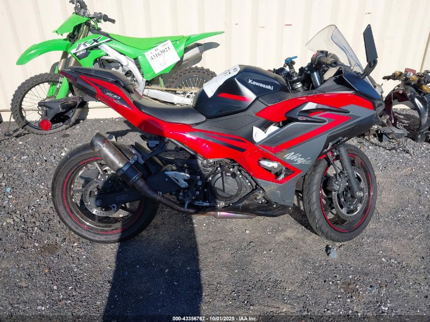 2024 Kawasaki Ex500 A/B VIN: ML5EXGJ10RDA12718 Lot: 43356767