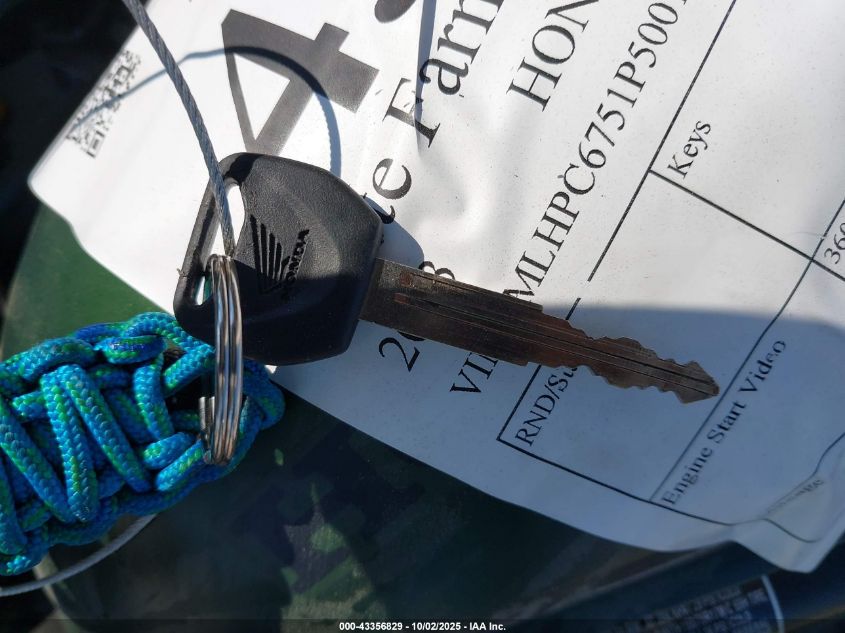 2023 Honda Cl500 A VIN: MLHPC6751P5001940 Lot: 43356829