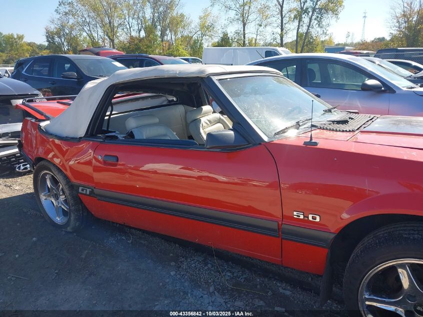 1986 Ford Mustang Lx/Gt VIN: 1FABP27M8GF223182 Lot: 43356842