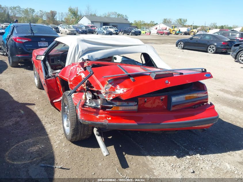 1986 Ford Mustang Lx/Gt VIN: 1FABP27M8GF223182 Lot: 43356842