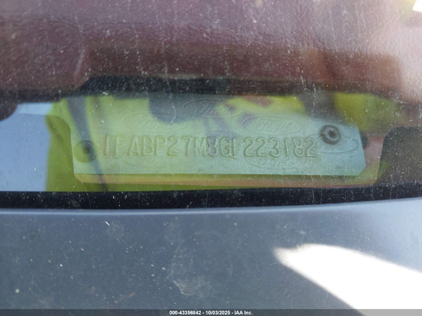 1986 Ford Mustang Lx/Gt VIN: 1FABP27M8GF223182 Lot: 43356842