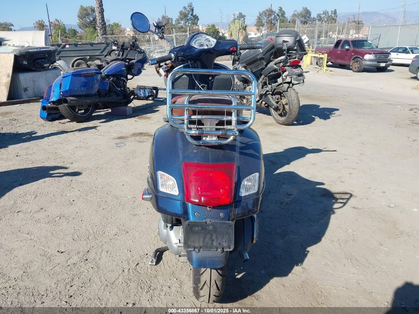 2014 Vespa Gts 300 Super VIN: ZAPM459L1E5802517 Lot: 43356867