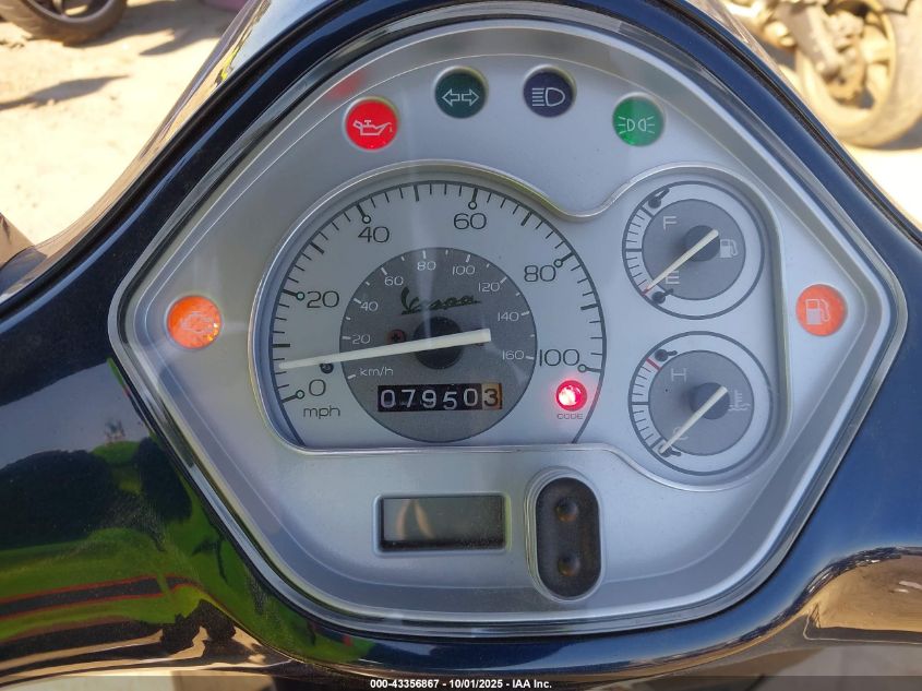 2014 Vespa Gts 300 Super VIN: ZAPM459L1E5802517 Lot: 43356867