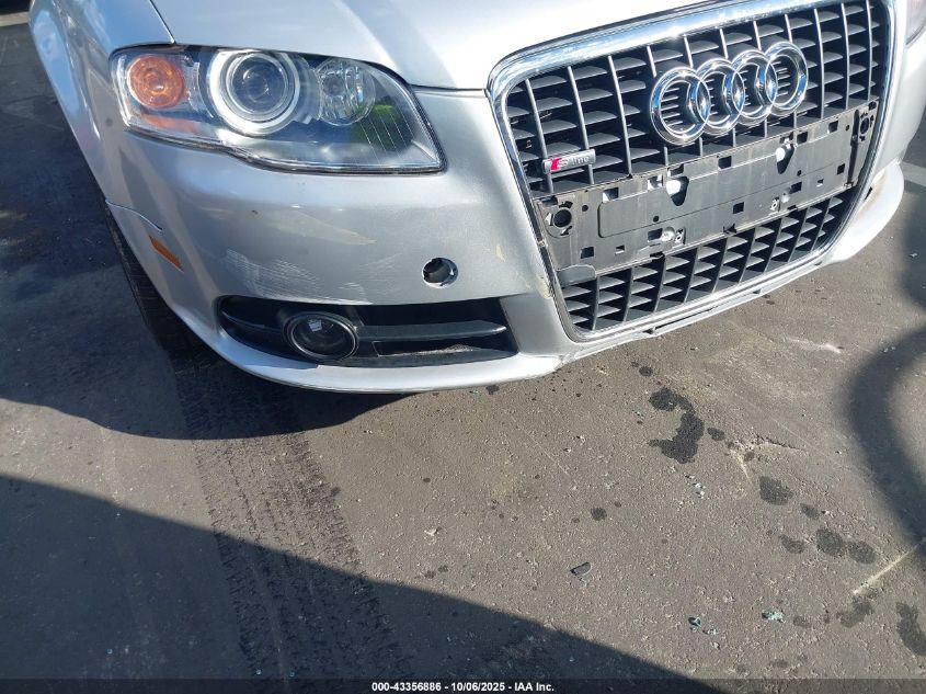 2008 Audi A4 3.2 VIN: WAUDH78E98A024951 Lot: 43356886