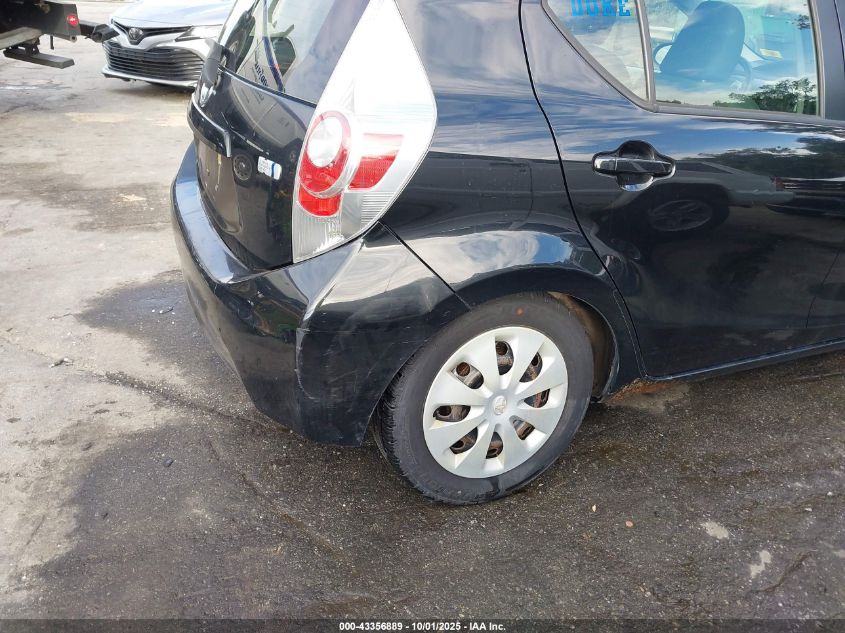 2012 Toyota Prius C Two VIN: JTDKDTB30C1503015 Lot: 43356889