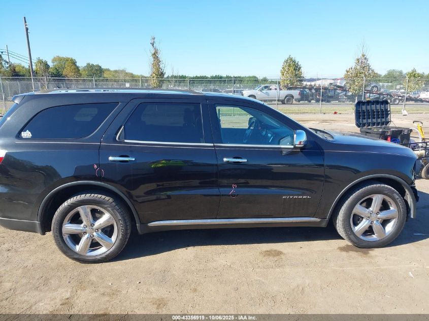 2012 Dodge Durango Citadel VIN: 1C4SDJET6CC286168 Lot: 43356919