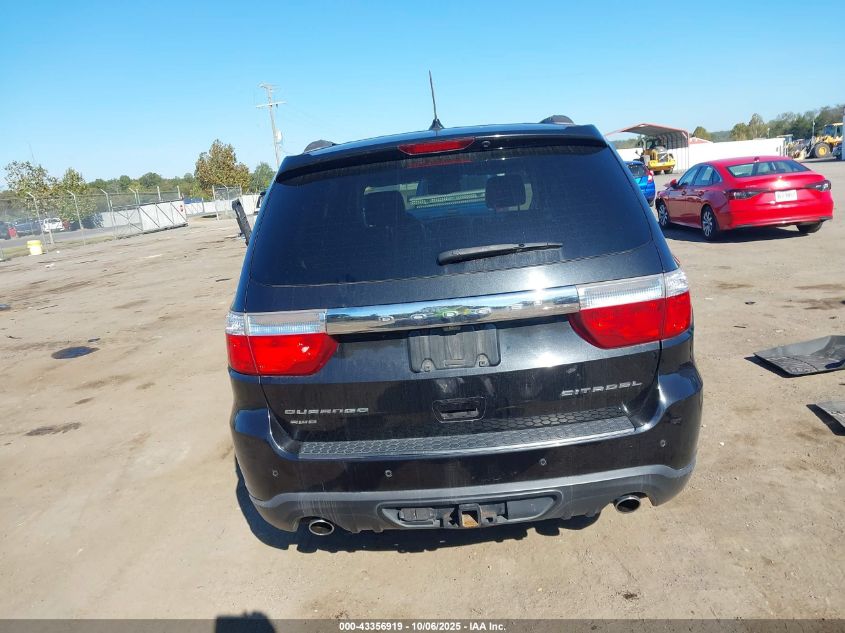 2012 Dodge Durango Citadel VIN: 1C4SDJET6CC286168 Lot: 43356919