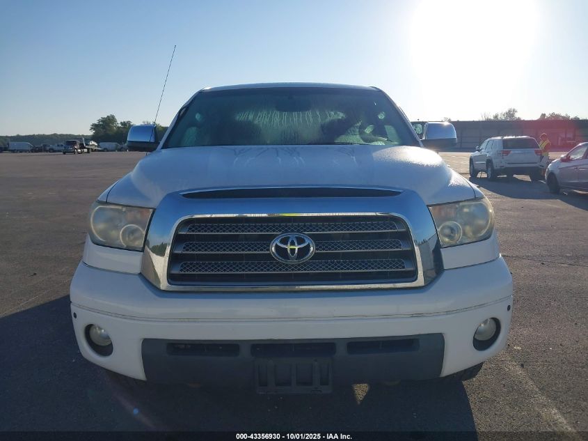 2008 Toyota Tundra Limited 5.7L V8 VIN: 5TFDV58108X072820 Lot: 43356930