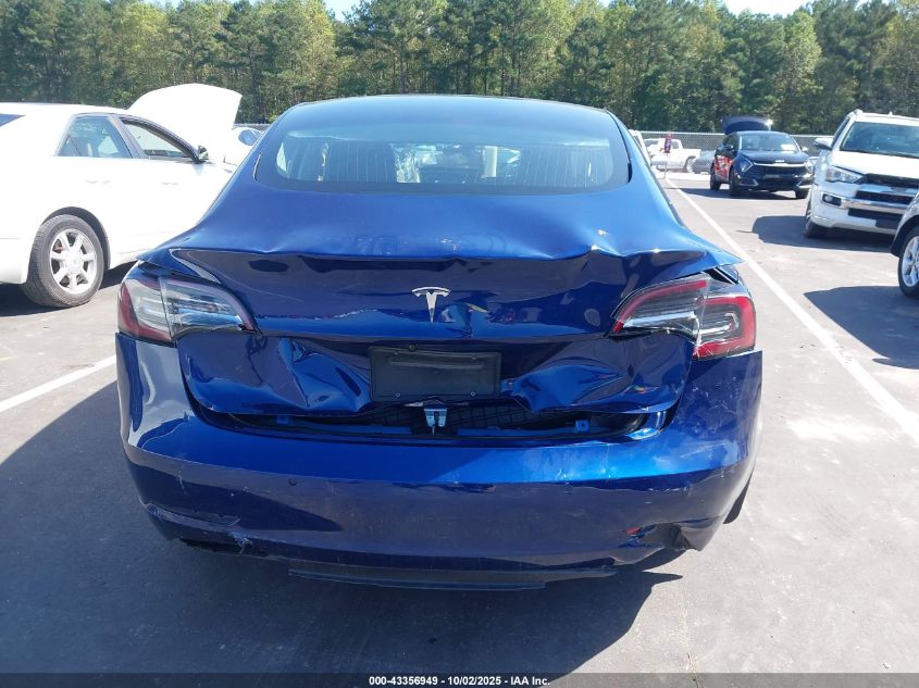 2020 Tesla Model 3 Standard Range Plus Rear-Wheel Drive/Standard Range Rear-Wheel Drive VIN: 5YJ3E1EAXLF796932 Lot: 43356949