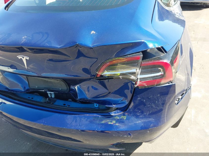 2020 Tesla Model 3 Standard Range Plus Rear-Wheel Drive/Standard Range Rear-Wheel Drive VIN: 5YJ3E1EAXLF796932 Lot: 43356949