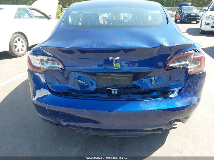 2020 Tesla Model 3 Standard Range Plus Rear-Wheel Drive/Standard Range Rear-Wheel Drive VIN: 5YJ3E1EAXLF796932 Lot: 43356949