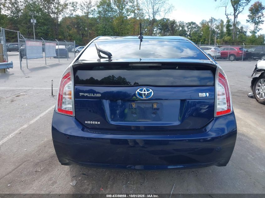 2015 Toyota Prius Three VIN: JTDKN3DU1F1949780 Lot: 43356956