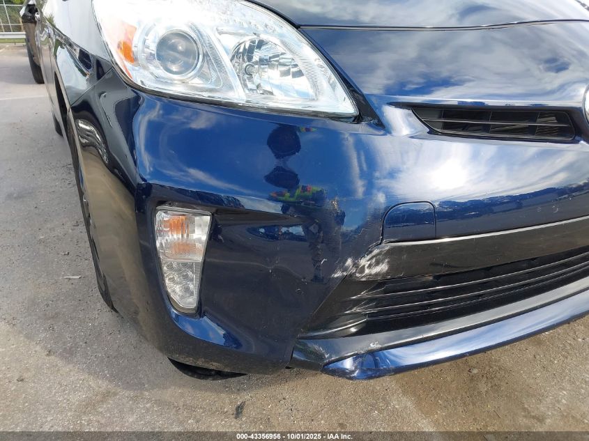 2015 Toyota Prius Three VIN: JTDKN3DU1F1949780 Lot: 43356956