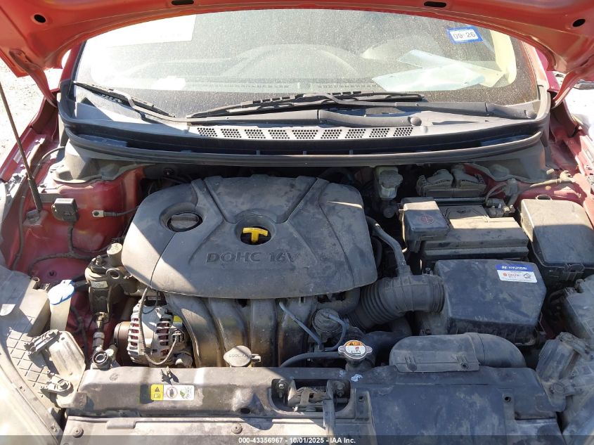 2013 Hyundai Elantra Gls VIN: KMHDH4AE4DU524144 Lot: 43356967