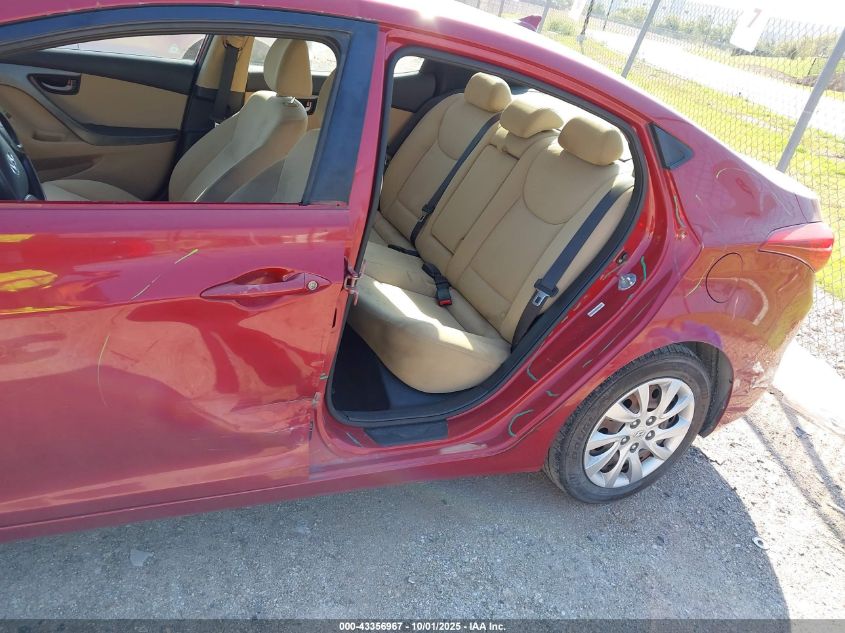 2013 Hyundai Elantra Gls VIN: KMHDH4AE4DU524144 Lot: 43356967