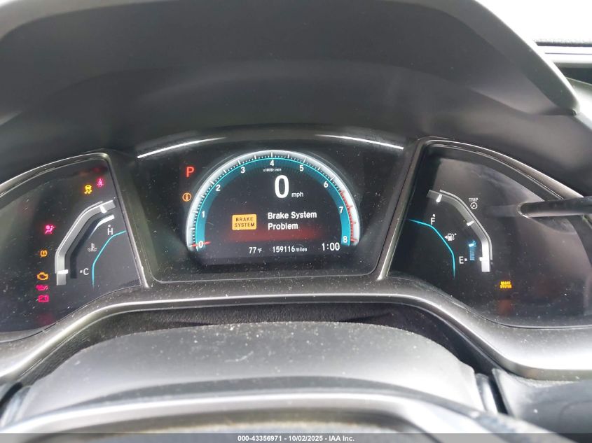 2018 Honda Civic Ex VIN: SHHFK7H52JU212722 Lot: 43356971