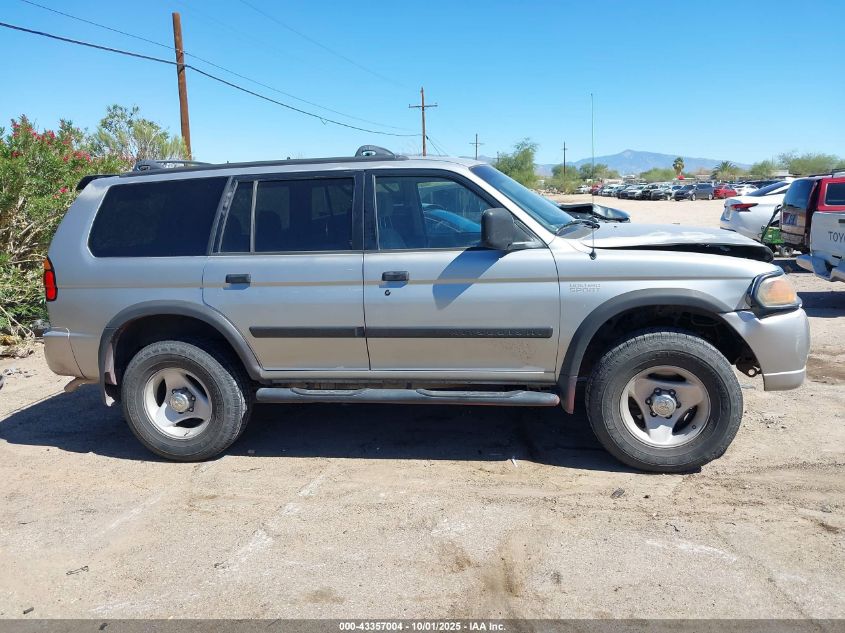 2000 Mitsubishi Montero Sport Ls/Xls VIN: JA4MT31H9YP809525 Lot: 43357004