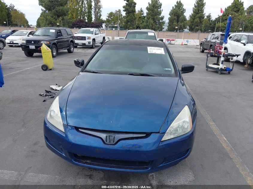 2003 Honda Accord 2.4 Lx VIN: 1HGCM71283A032737 Lot: 43357016