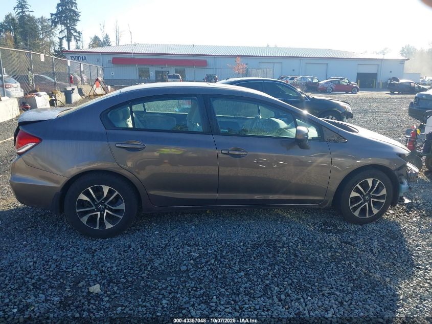 2015 Honda Civic Ex VIN: 2HGFB2F80FH533503 Lot: 43357048