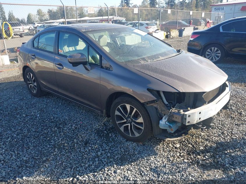 2015 Honda Civic Ex VIN: 2HGFB2F80FH533503 Lot: 43357048