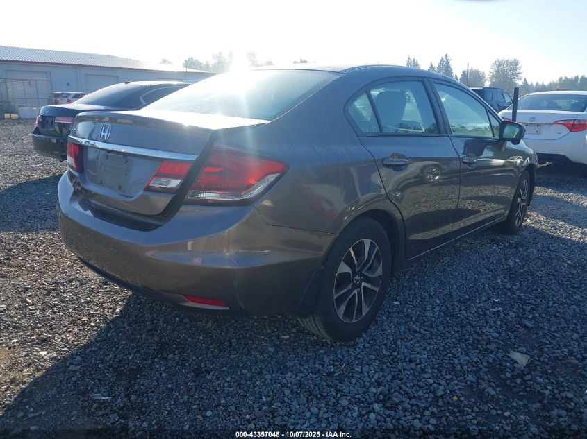 2015 Honda Civic Ex VIN: 2HGFB2F80FH533503 Lot: 43357048