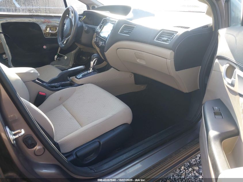 2015 Honda Civic Ex VIN: 2HGFB2F80FH533503 Lot: 43357048