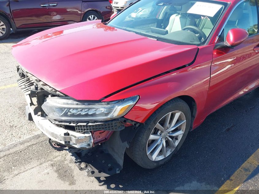 2021 Honda Accord Lx VIN: 1HGCV1F13MA028414 Lot: 43357057
