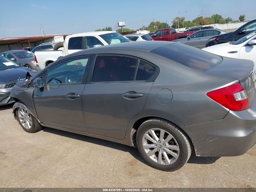 2012 Honda Civic Ex VIN: 2HGFB2F88CH515410 Lot: 43357091