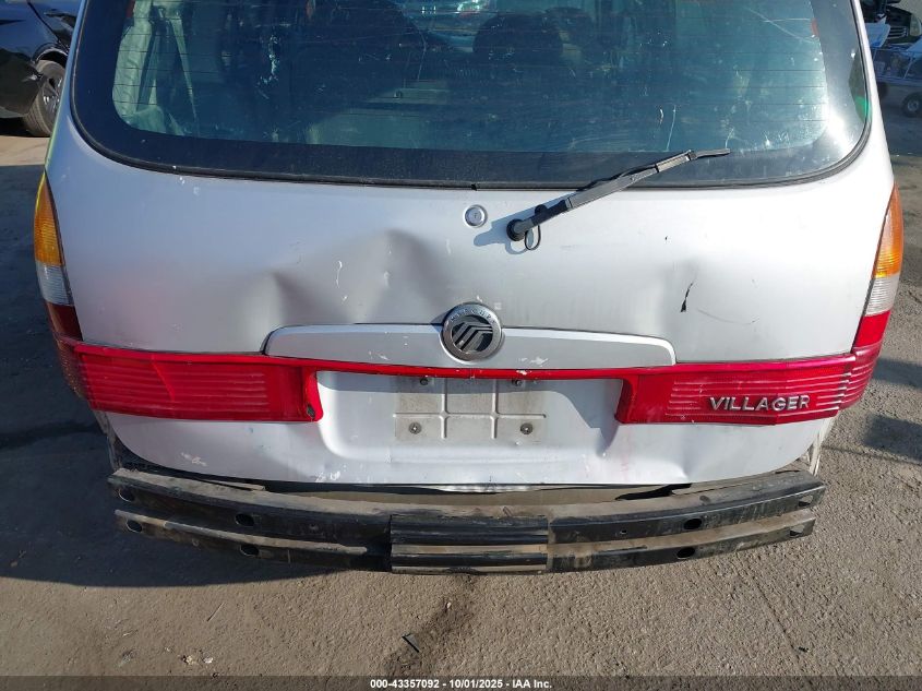 2001 Mercury Villager VIN: 4M2ZV11T21DJ01276 Lot: 43357092