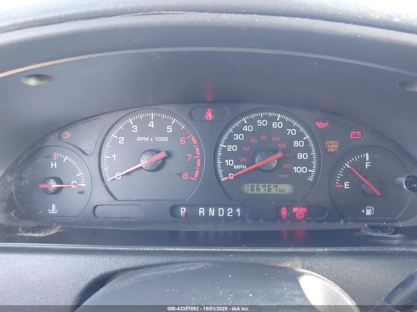 2001 Mercury Villager VIN: 4M2ZV11T21DJ01276 Lot: 43357092