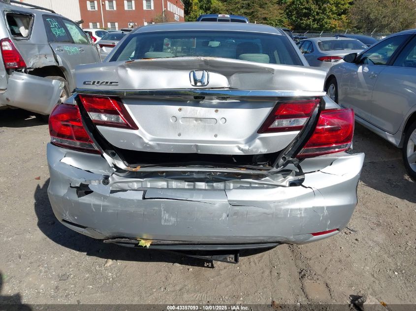 2013 Honda Civic Lx VIN: 19XFB2F56DE249919 Lot: 43357093