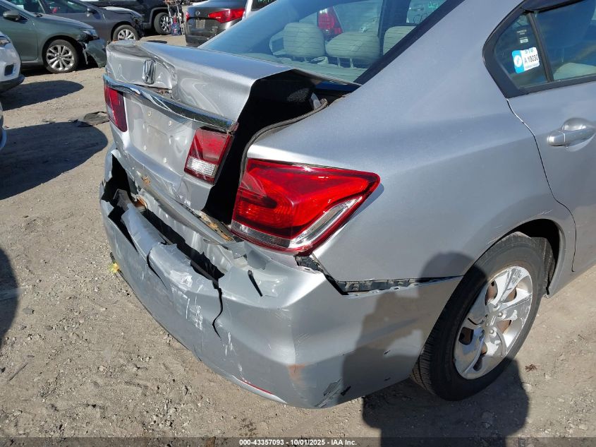 2013 Honda Civic Lx VIN: 19XFB2F56DE249919 Lot: 43357093