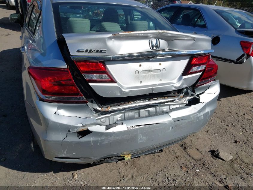 2013 Honda Civic Lx VIN: 19XFB2F56DE249919 Lot: 43357093