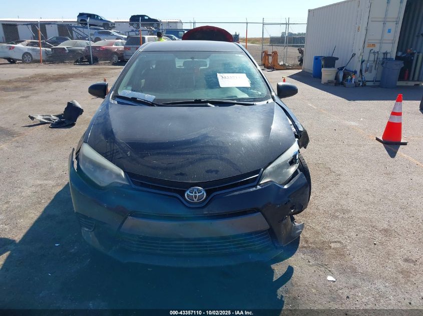 2015 Toyota Corolla Le VIN: 2T1BURHE3FC453058 Lot: 43357110