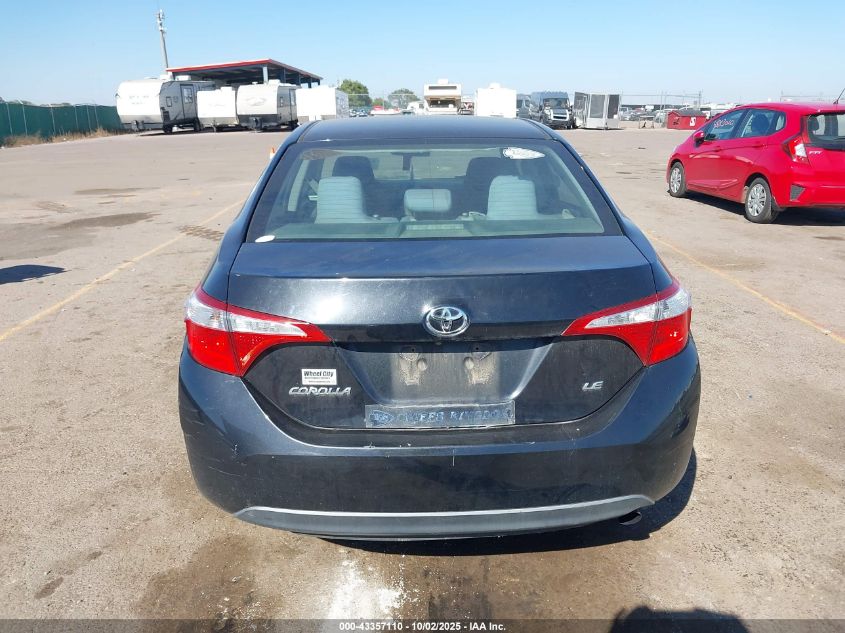 2015 Toyota Corolla Le VIN: 2T1BURHE3FC453058 Lot: 43357110