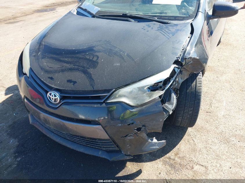 2015 Toyota Corolla Le VIN: 2T1BURHE3FC453058 Lot: 43357110