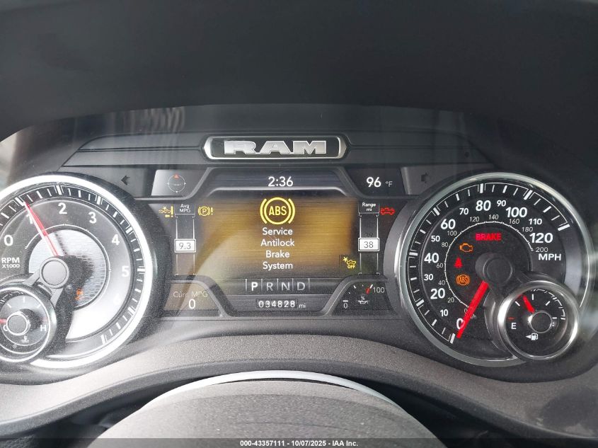 2022 Ram 1500 Laramie 4X4 5'7 Box VIN: 1C6SRFJT1NN380915 Lot: 43357111